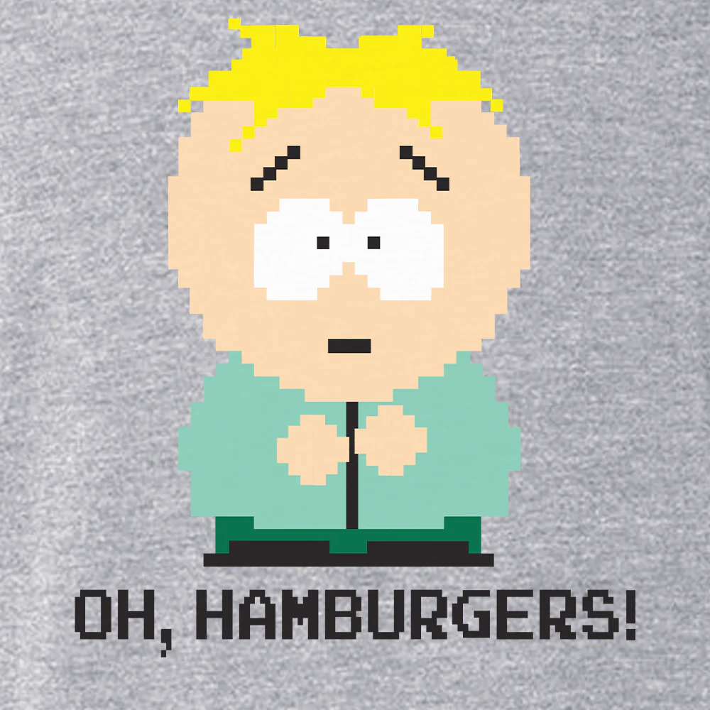 South Park Butters Oh Hamburgers Men's Tri-Blend T-Shirt - Image 2