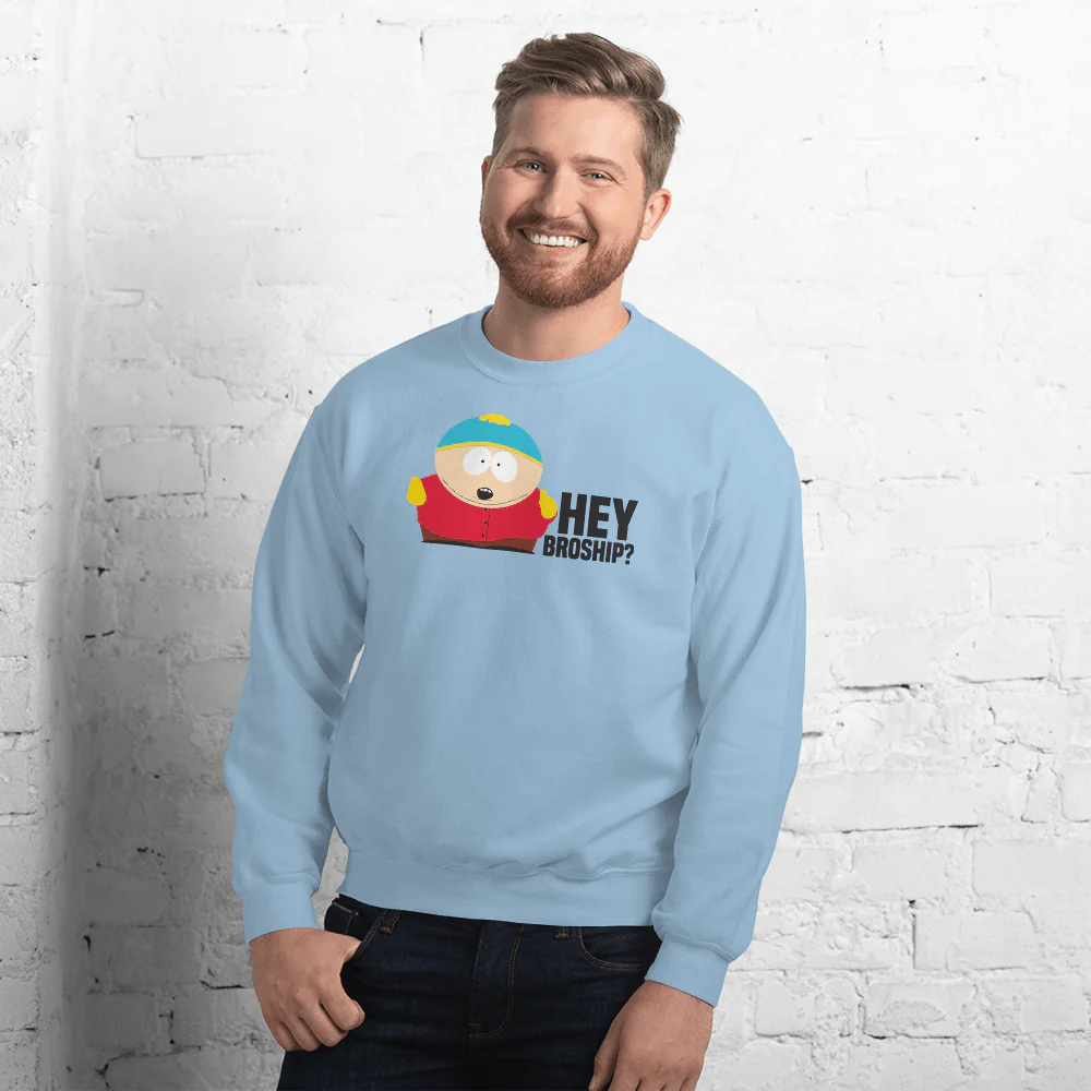 South Park Cartman Hey Broship Fleece Crewneck Sweatshirt - Image 6