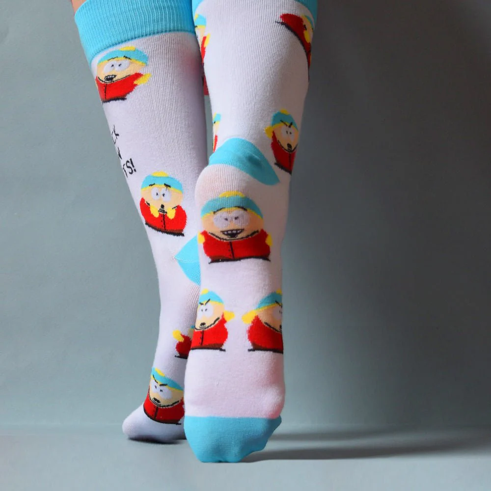 South Park Cartman Kick You in the Nuts Socks - Image 4