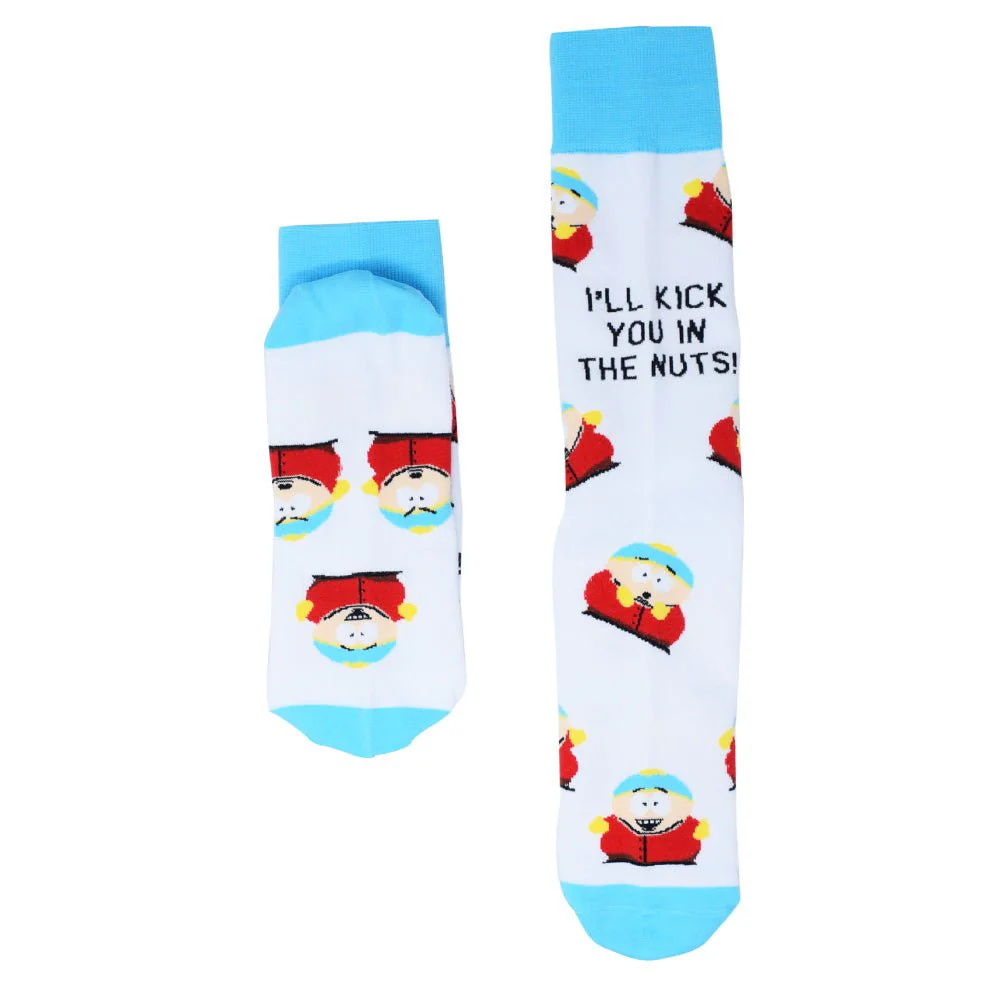 South Park Cartman Kick You in the Nuts Socks - Image 7