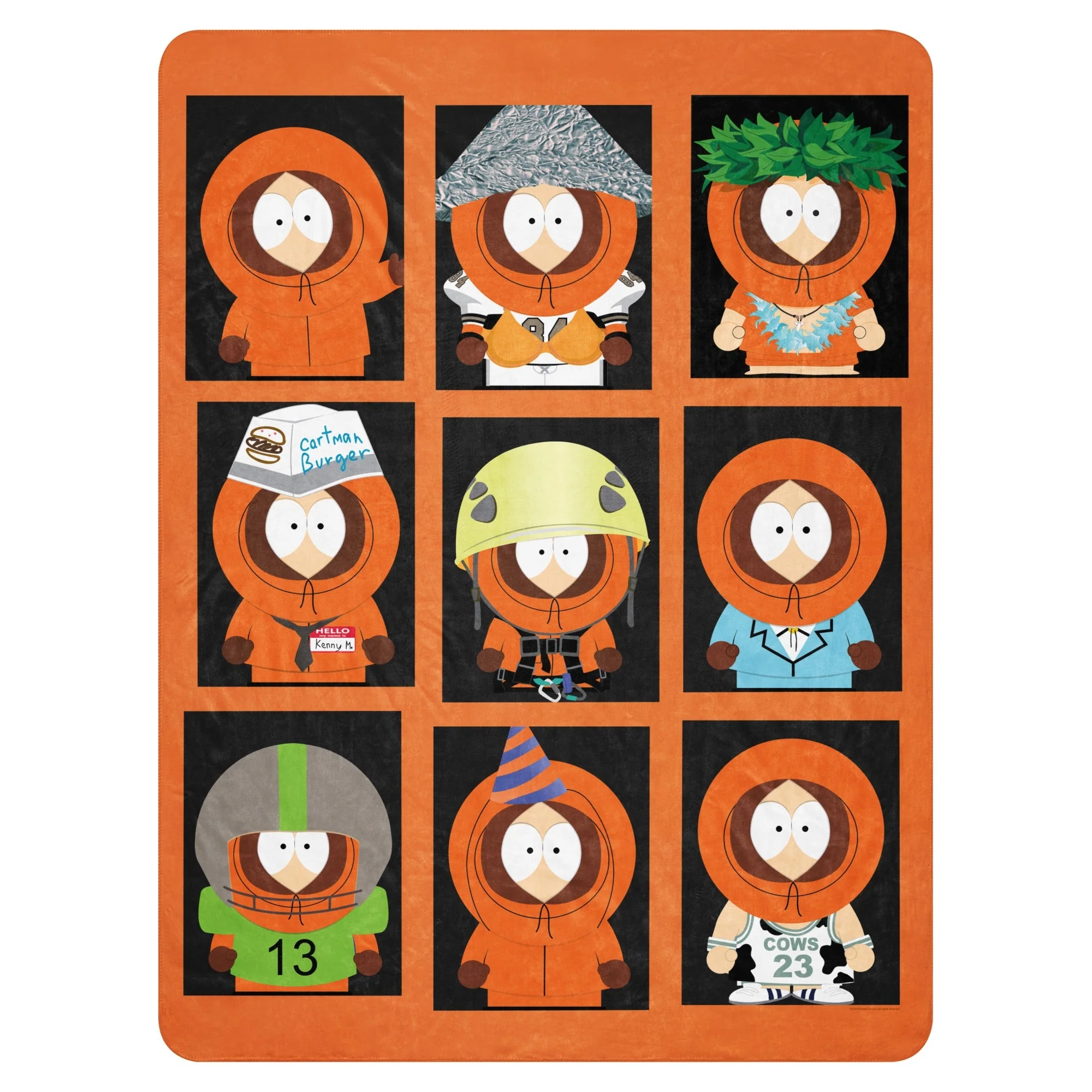 South Park Faces of Kenny Sherpa Blanket - Image 6