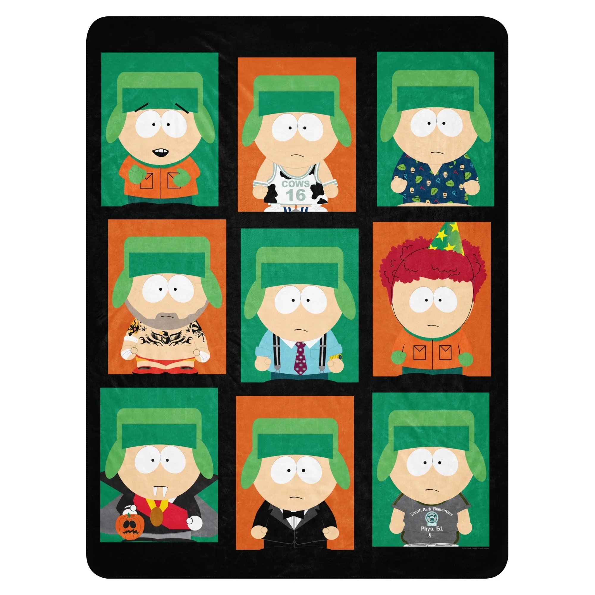 South Park Faces of Kyle Sherpa Blanket - Image 6