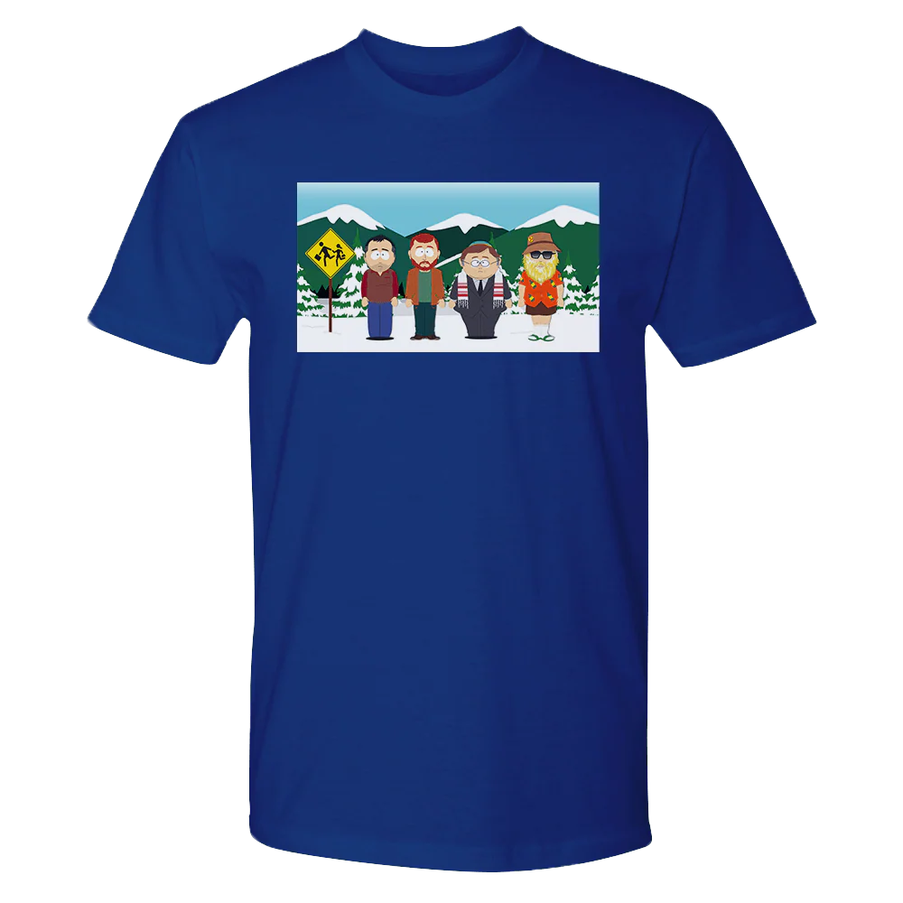 South Park Future Bus Stop Adult Short Sleeve T-Shirt - Image 3