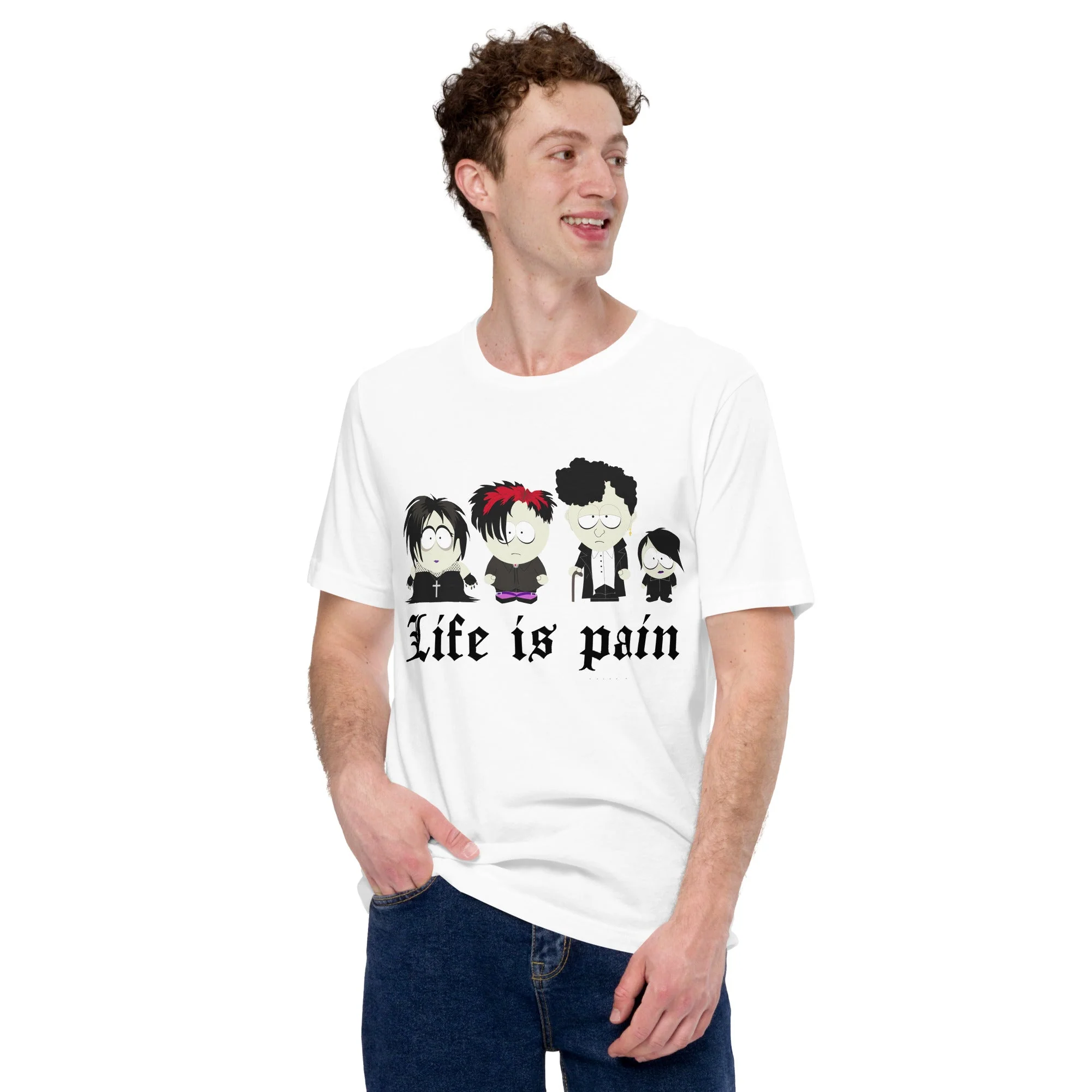 South Park Goth Kids Adult Short Sleeve T-Shirt - Image 3