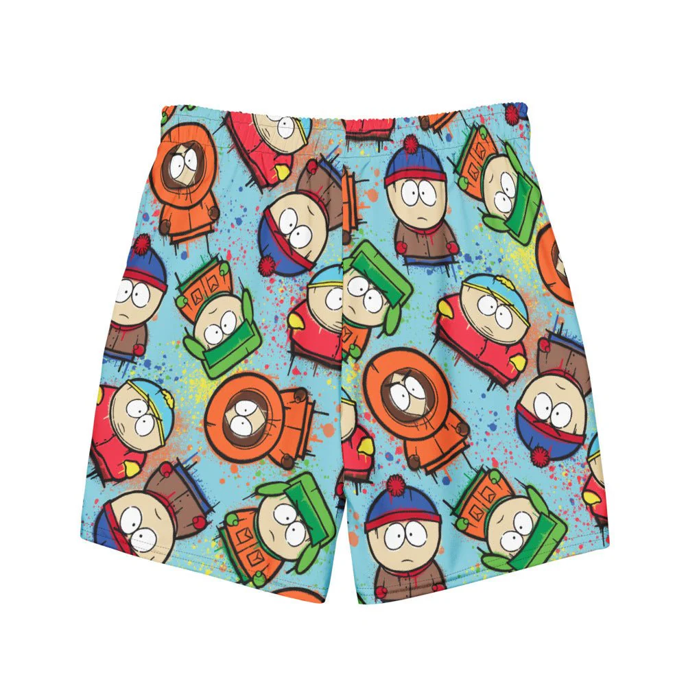 South Park Graffiti Boys Recycled Swim Trunks - Image 2