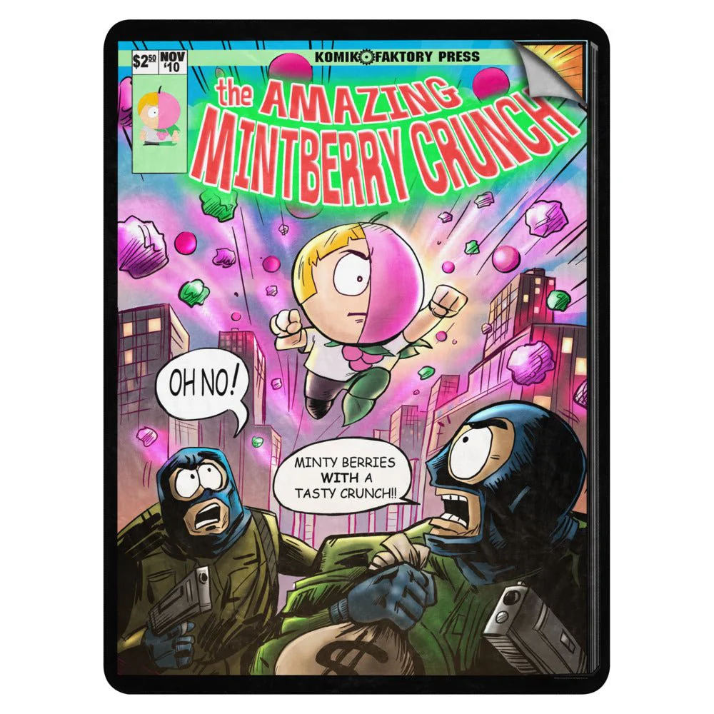 South Park Mintberry Crunch Premium Sherpa Blanket
