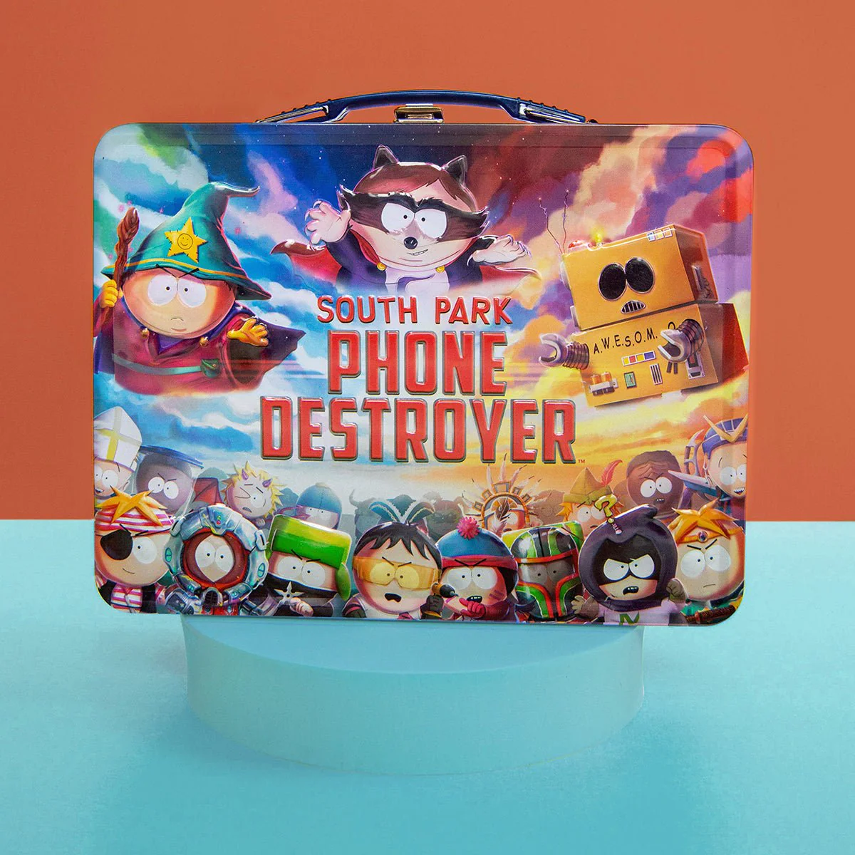 South Park Phone Destroyer Vintage Tin Lunch Box - Image 3