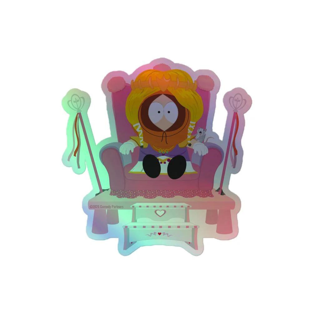 South Park Princess Kenny Holographic Sticker - Image 5