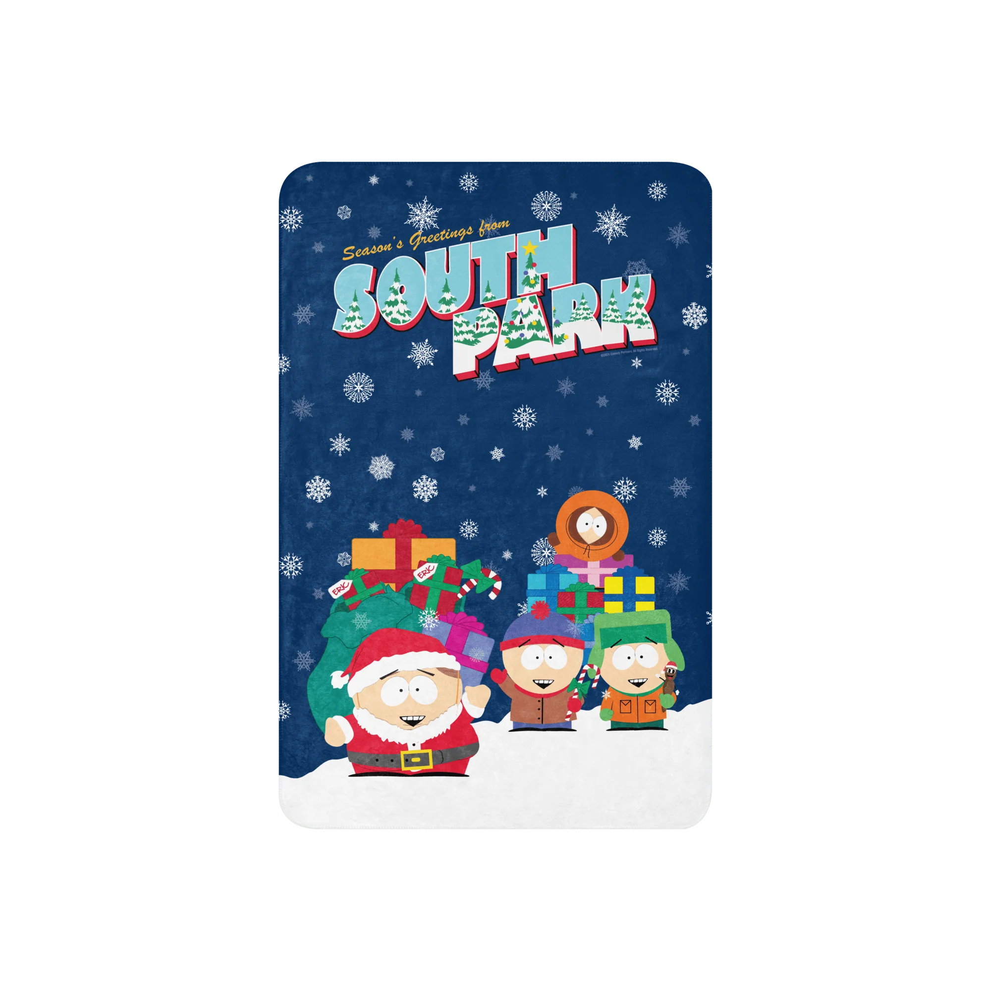 South Park Season Greetings Sherpa Blanket