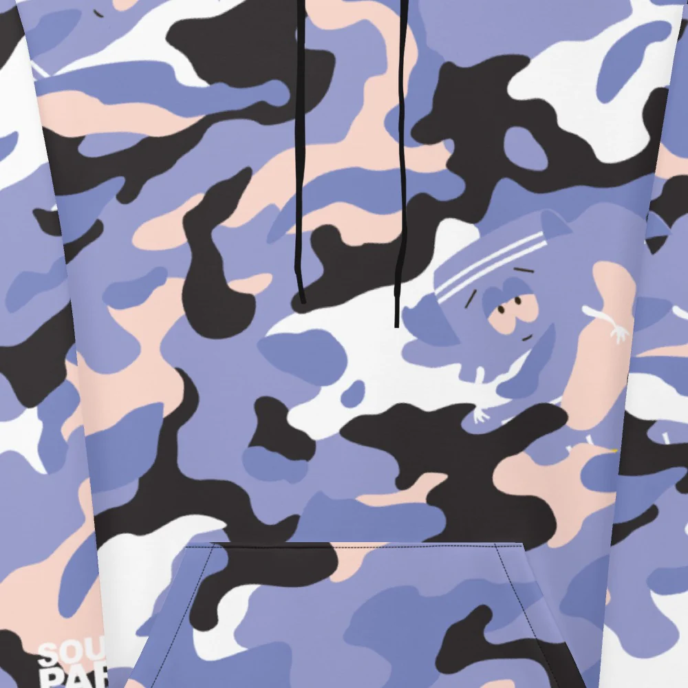 South Park Towelie Camo Unisex Hooded Sweatshirt - Image 2