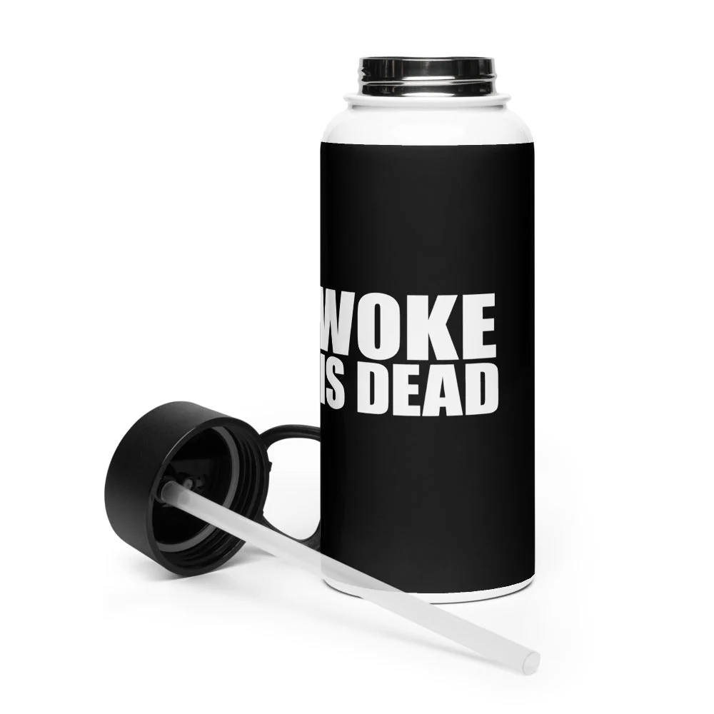 South Park Woke Is Dead Stainless Steel Water Bottle with a Straw Lid - Image 3