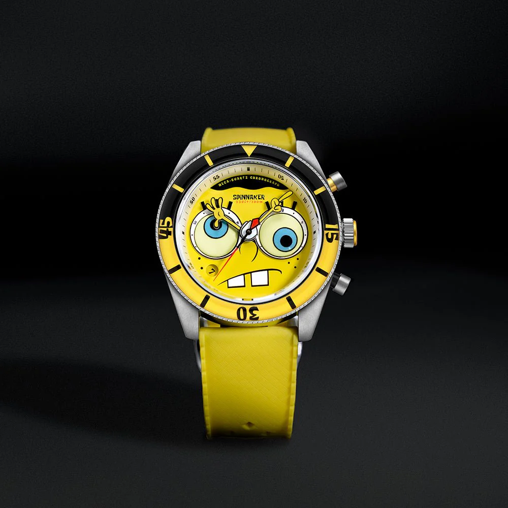 Spinnaker Fleuss Chronograph SpongeBob SquarePants Limited Edition Yellow Watch - Image 4