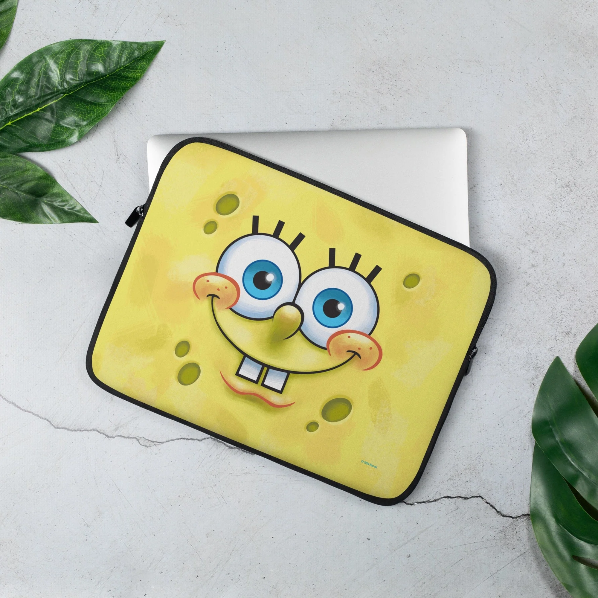 Spongebob Face Laptop Sleeve - Image 4