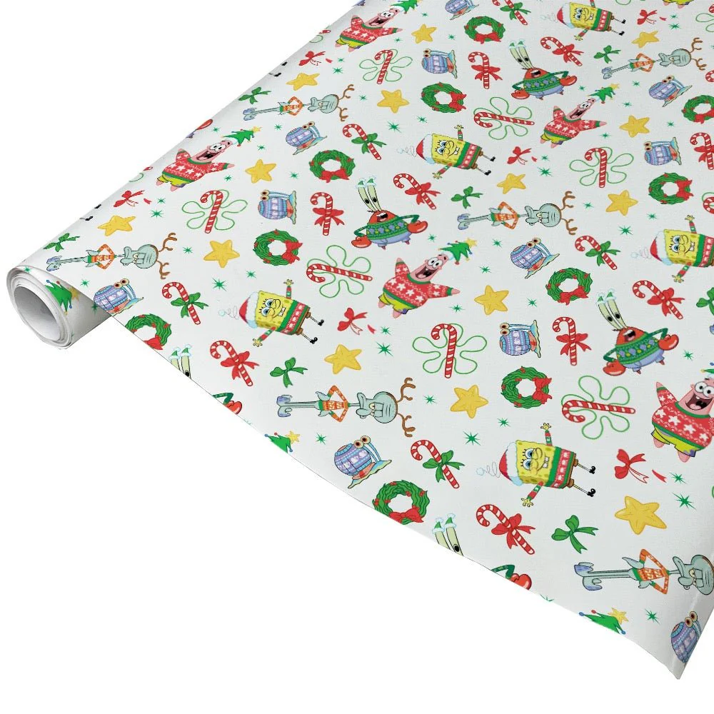 SpongeBob Holidays Wrapping Paper