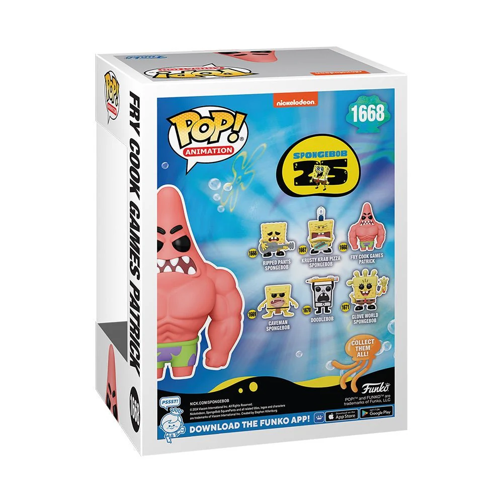 SpongeBob SquarePants 25th Anniversary Patrick with Muscles Funko Pop! Figure - Image 2