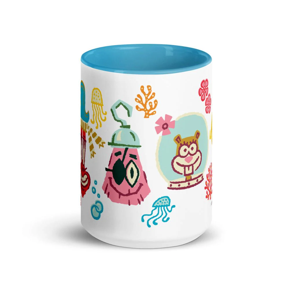 The SpongeBob Movie: Search For Squarepants Characters Two-Tone Mug - Image 5