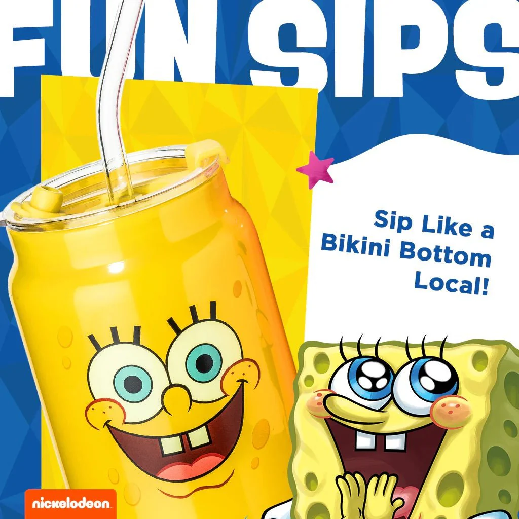 SpongeBob SquarePants Drinking Glasses - SpongeBob & Patrick - Image 4
