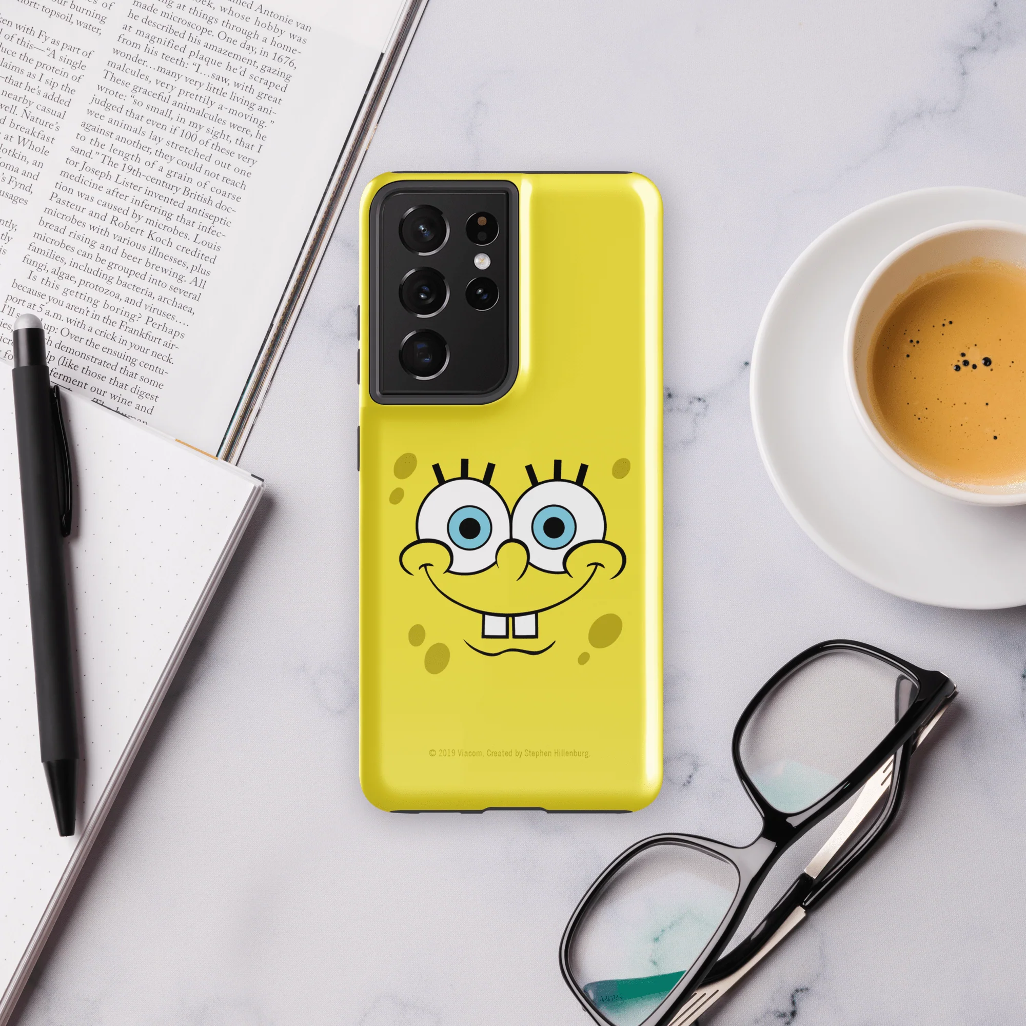 SpongeBob SquarePants Happy Face Tough Phone Case - Samsung - Image 24