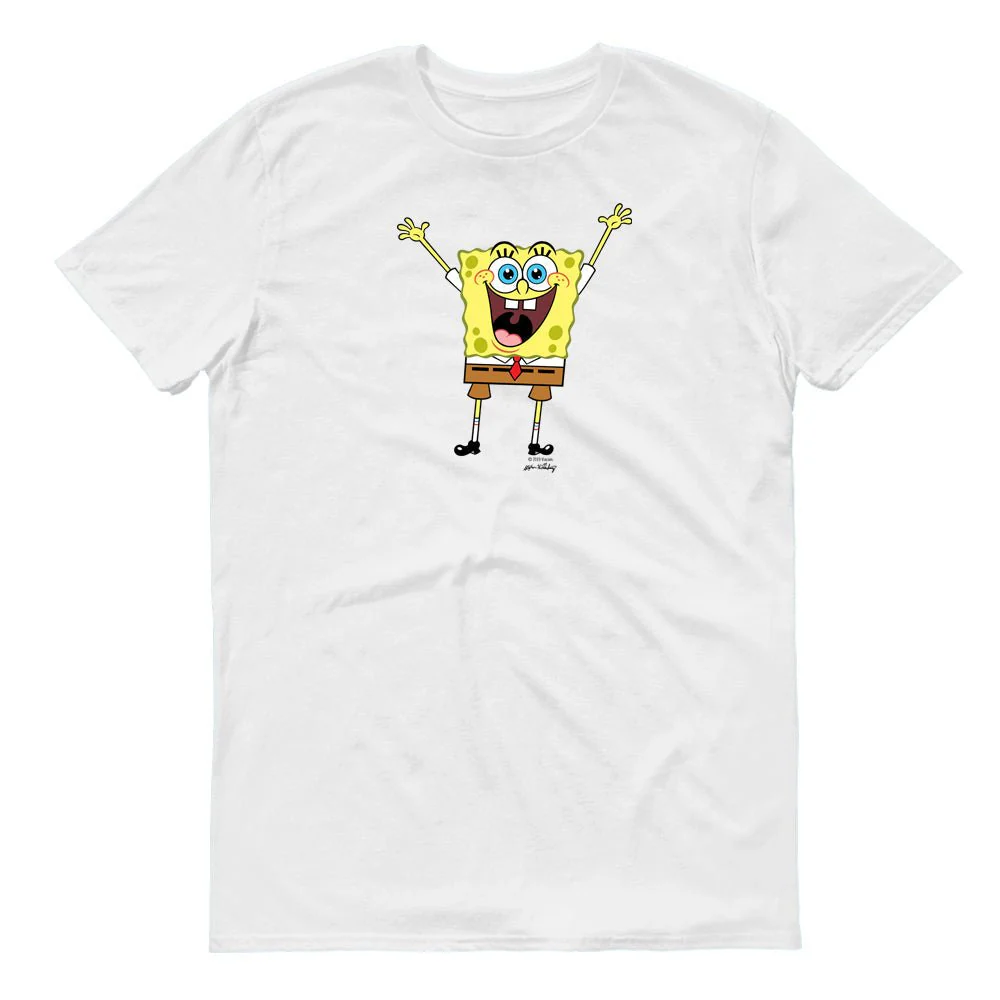 SpongeBob SquarePants Happy Short Sleeve T-Shirt - Image 3