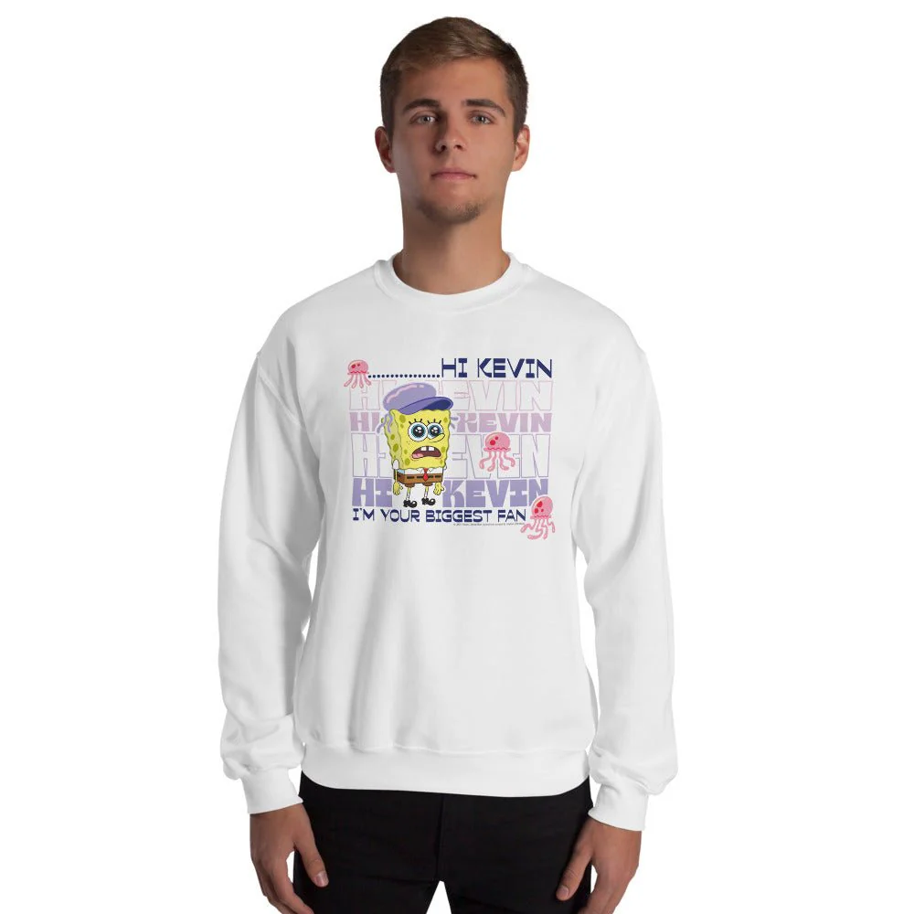 SpongeBob SquarePants Hi Kevin Fleece Crewneck Sweatshirt - Image 5