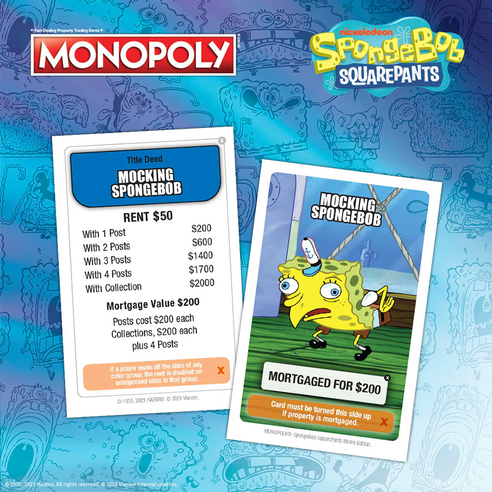 SpongeBob SquarePants Meme Edition Monopoly - Image 9