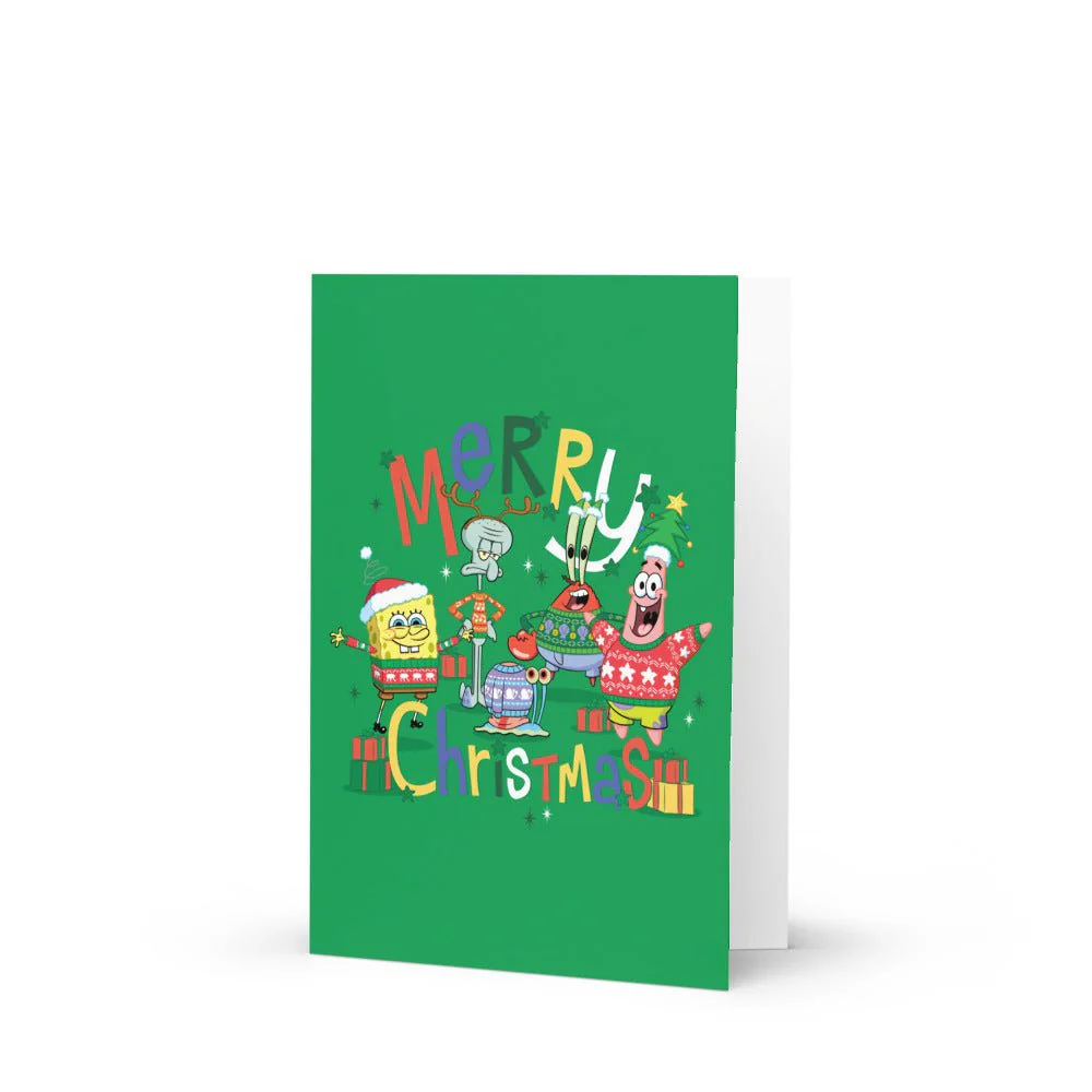 SpongeBob SquarePants Merry Christmas Card