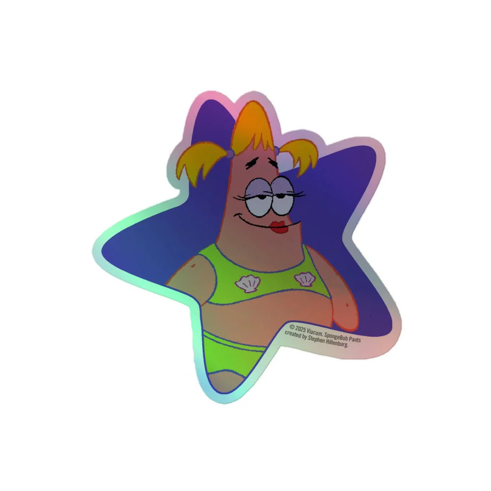 SpongeBob SquarePants Patricia Holographic Sticker