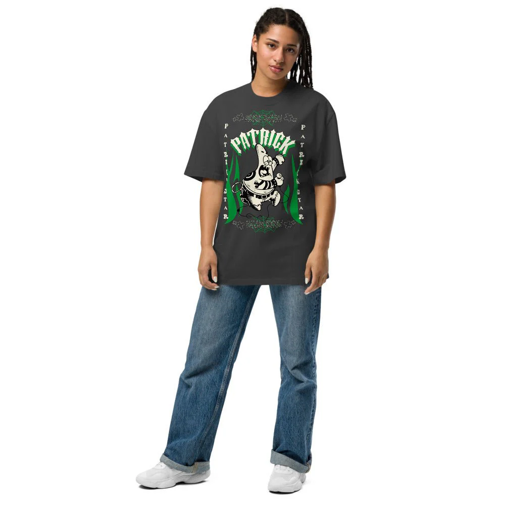 SpongeBob SquarePants Patrick Punk Rock Faded T-Shirt - Image 2