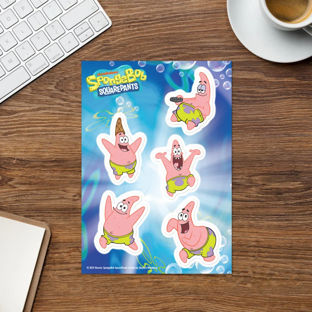 SpongeBob SquarePants Patrick Sticker Sheet - Image 2