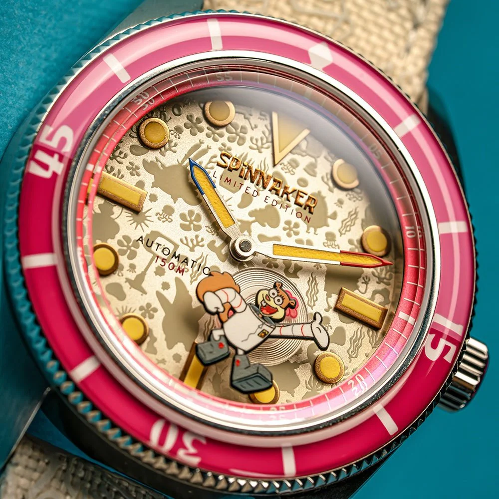 Spinnaker Fleuss Automatic SpongeBob SquarePants Frenemies Limited Edition White Watch - Image 4