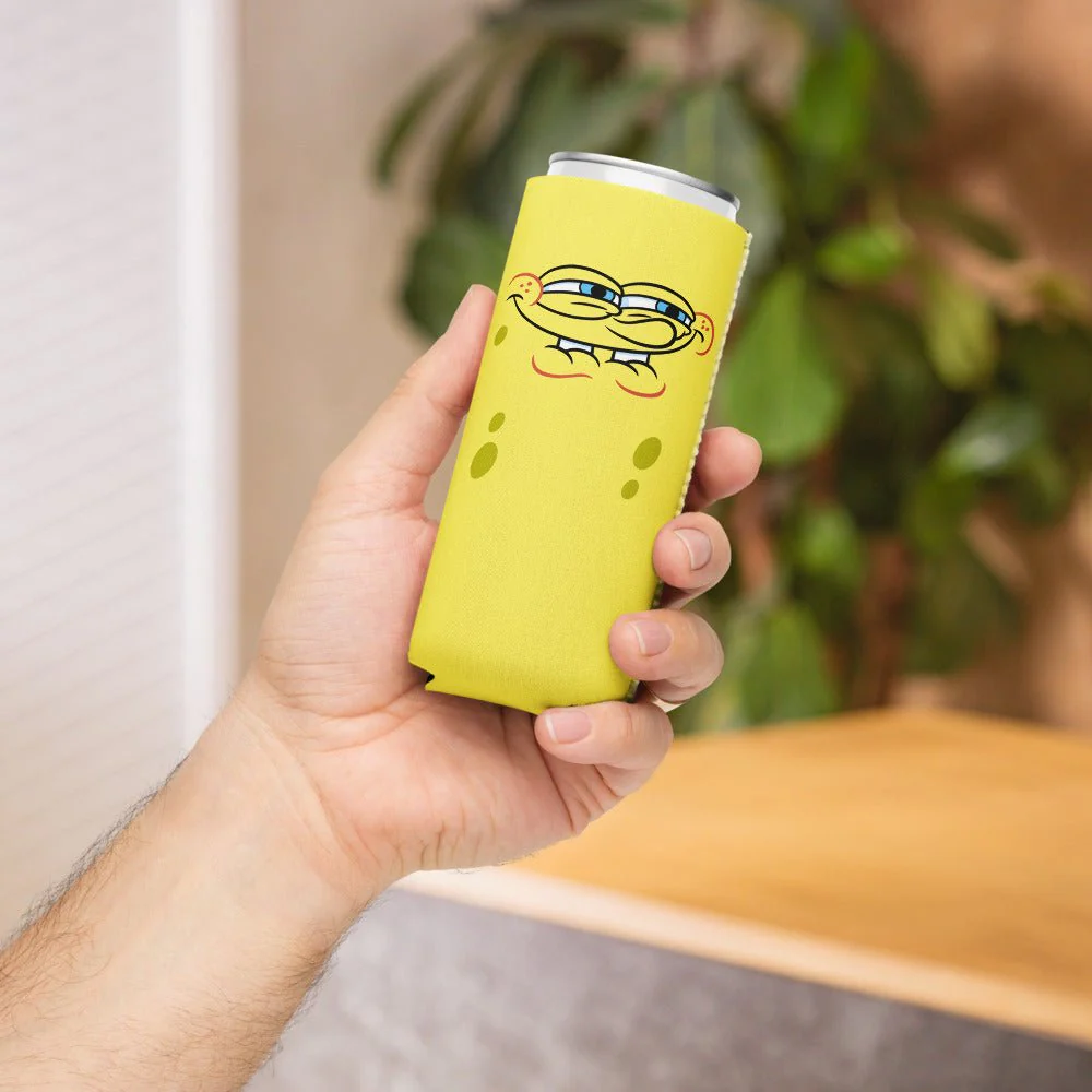 SpongeBob Squarepants Smug Face Can Cooler - Image 6