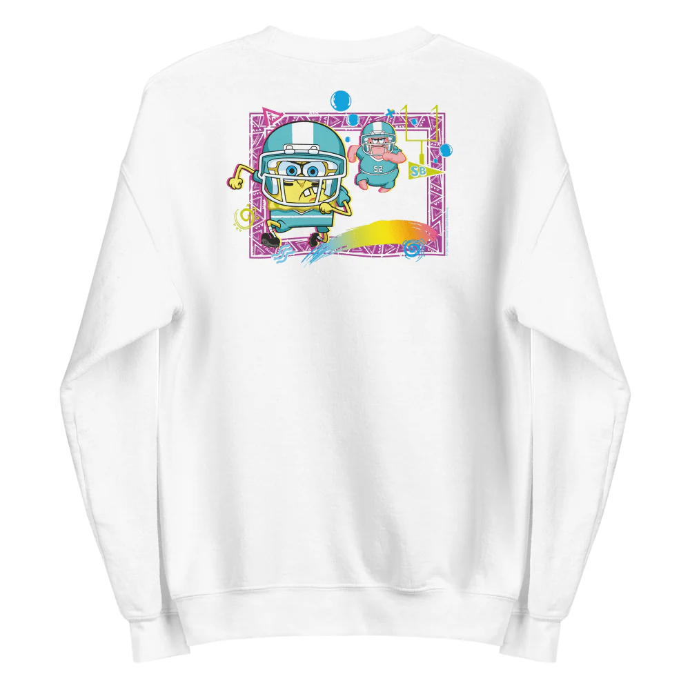 SpongeBob SquarePants SpongeBob and Patrick Touchdown Fleece Crewneck Sweatshirt - Image 5