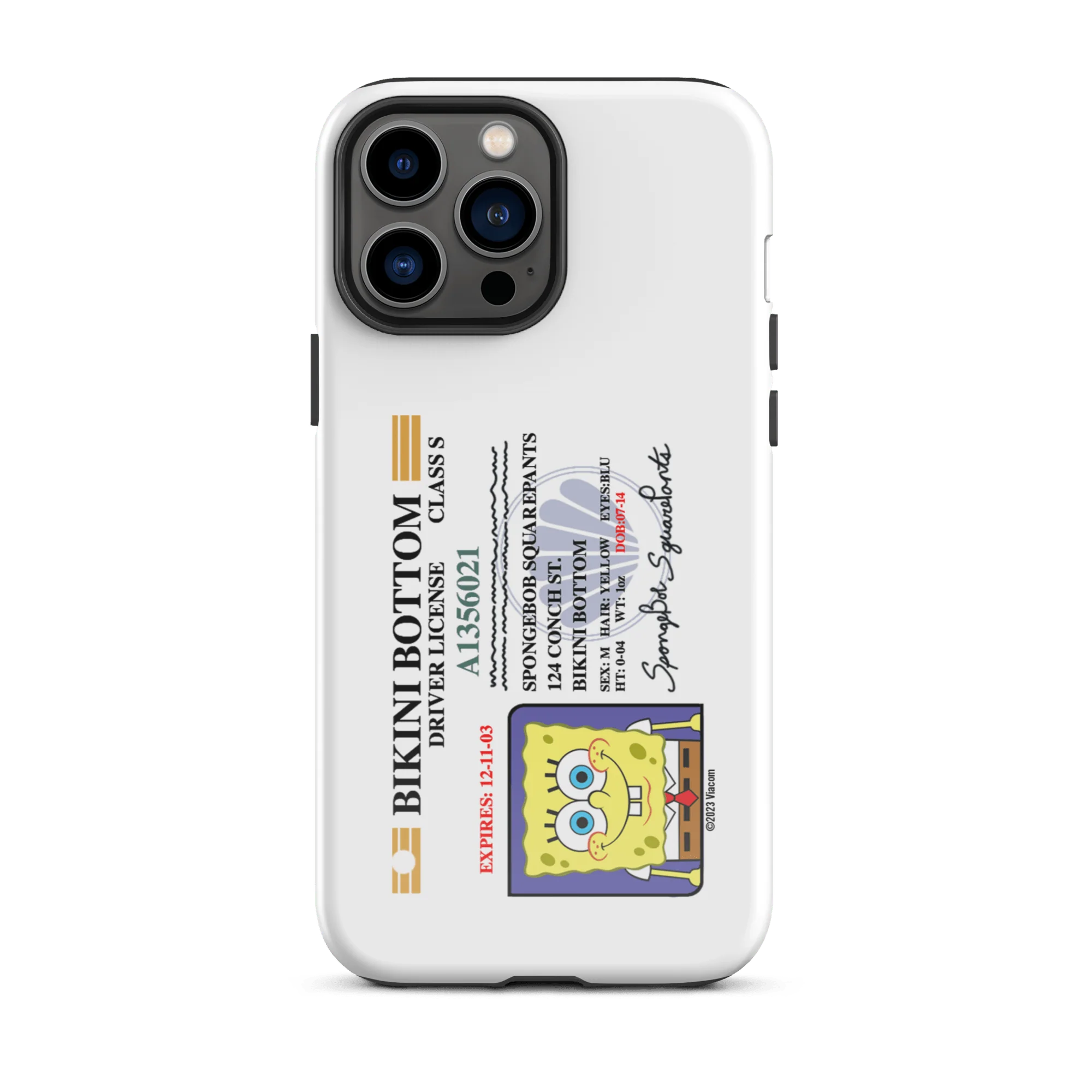 SpongeBob SquarePants SpongeBob Driver's License Tough Phone Case - iPhone - Image 22