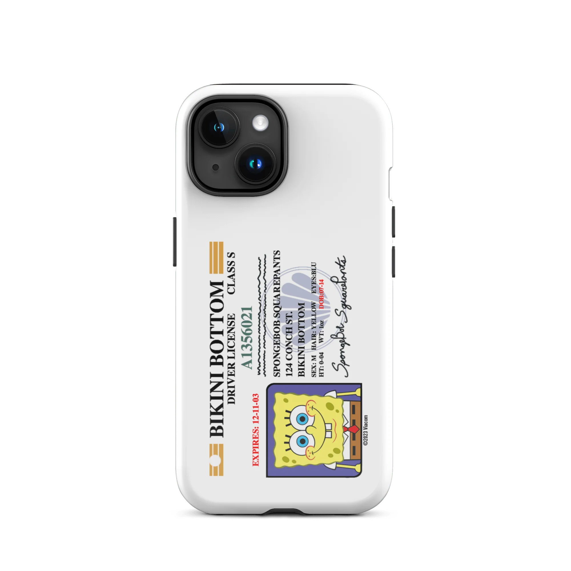 SpongeBob SquarePants SpongeBob Driver's License Tough Phone Case - iPhone - Image 37