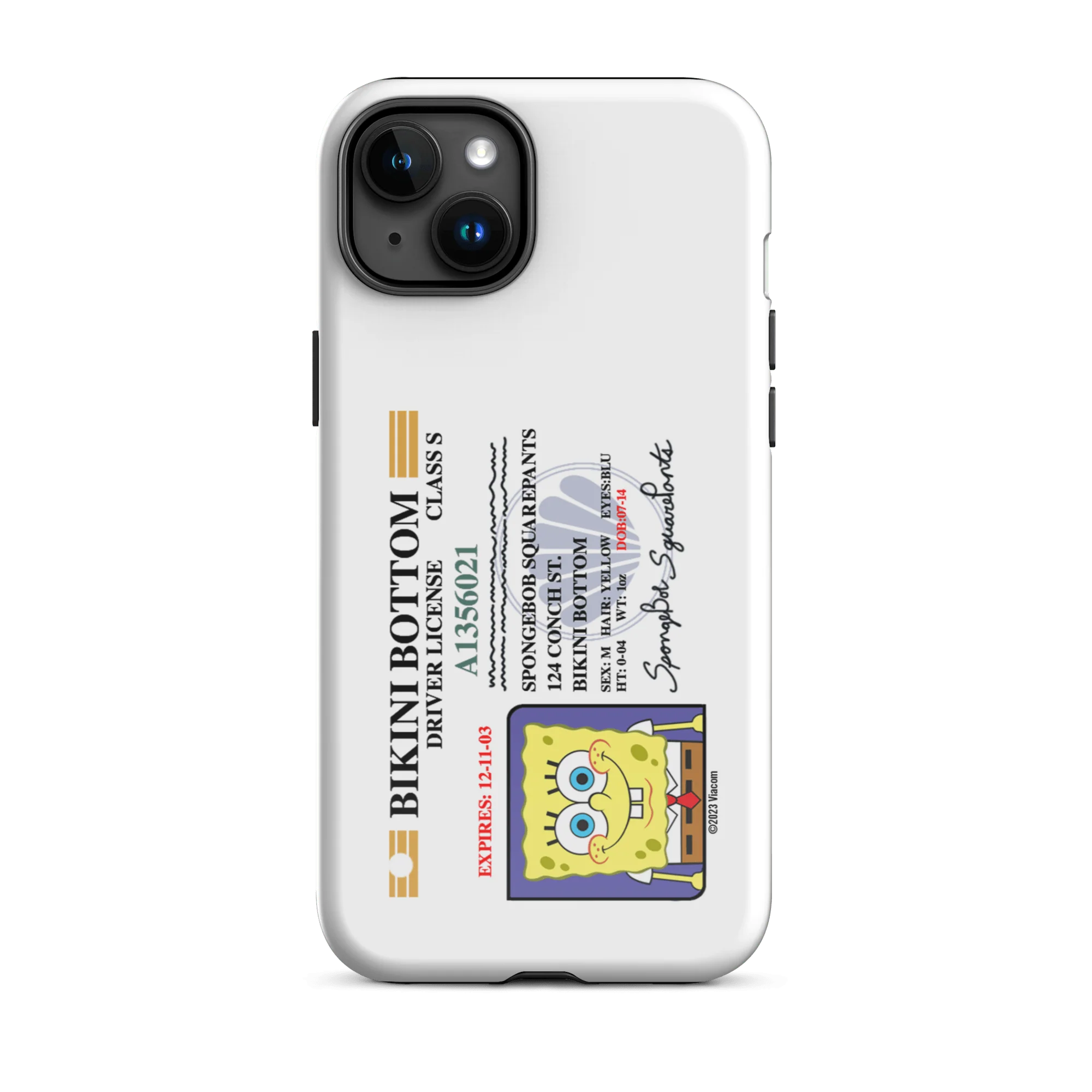 SpongeBob SquarePants SpongeBob Driver's License Tough Phone Case - iPhone - Image 40