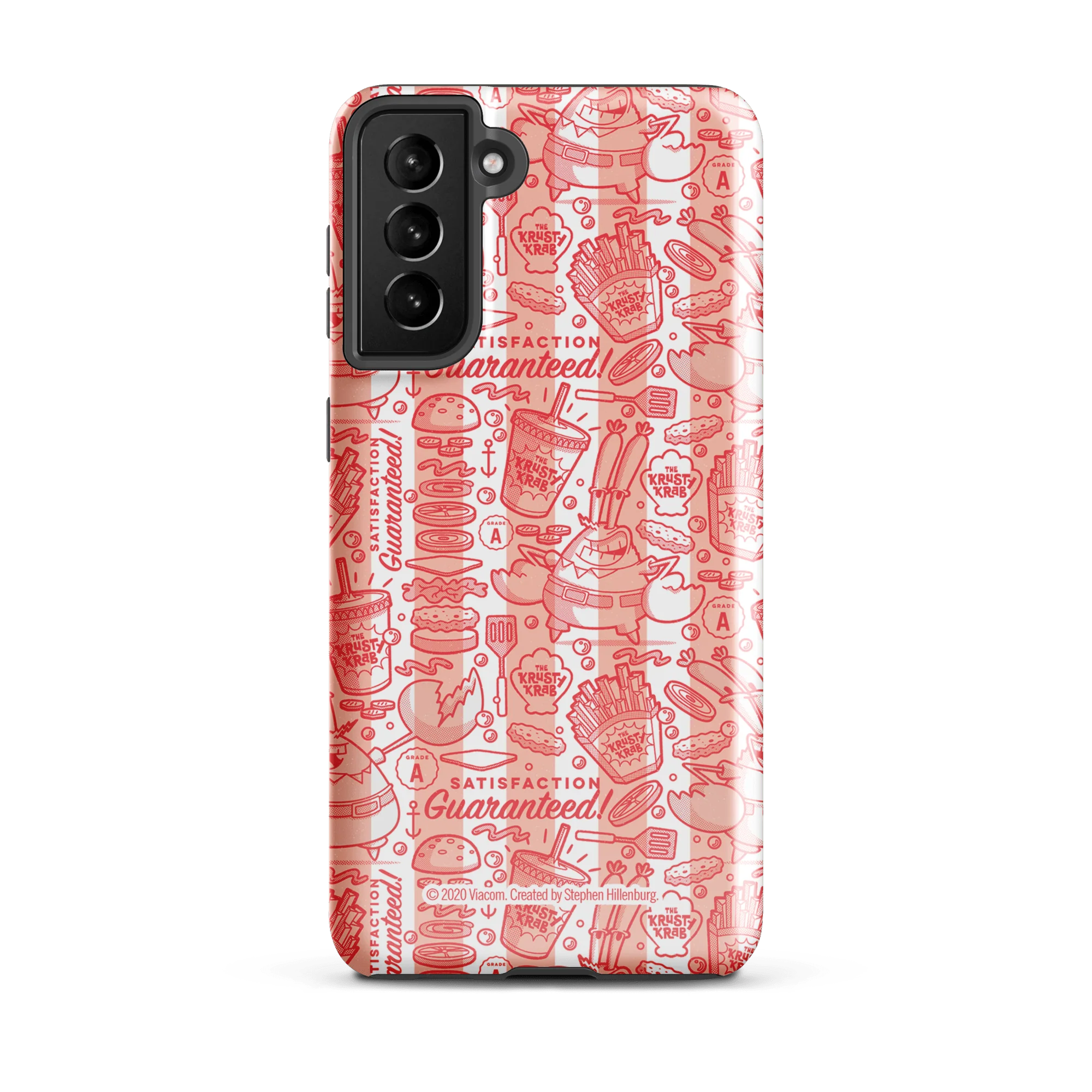 SpongeBob SquarePants The Krusty Krab Satisfaction Guaranteed Tough Phone Case - Samsung - Image 19