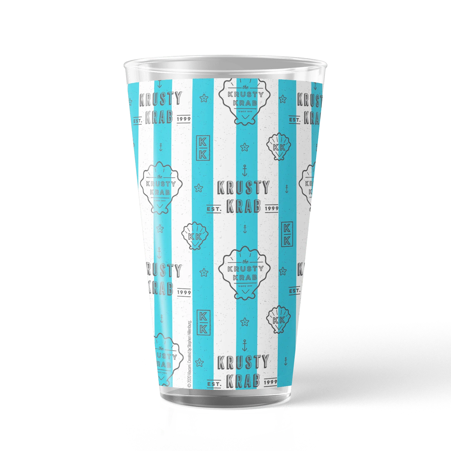 SpongeBob SquarePants The Krusty Krab Shell 17 oz Pint Glass - Image 3