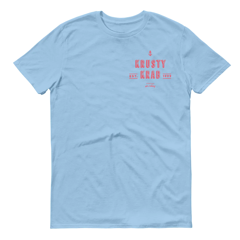 SpongeBob SquarePants The Krusty Krab Staff Adult Short Sleeve T-Shirt