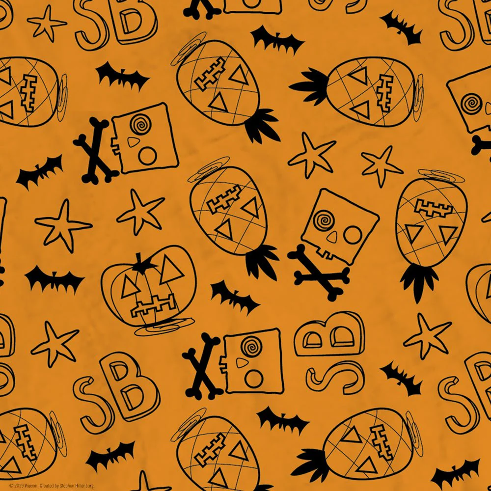SpongeBob SquarePants Trick-Or-Treat Halloween Sherpa Blanket - Image 2