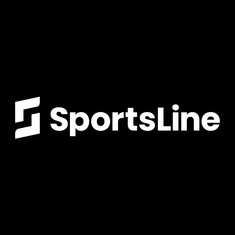 Sportsline Logo White Embroidered Flat Bill Hat - Image 2