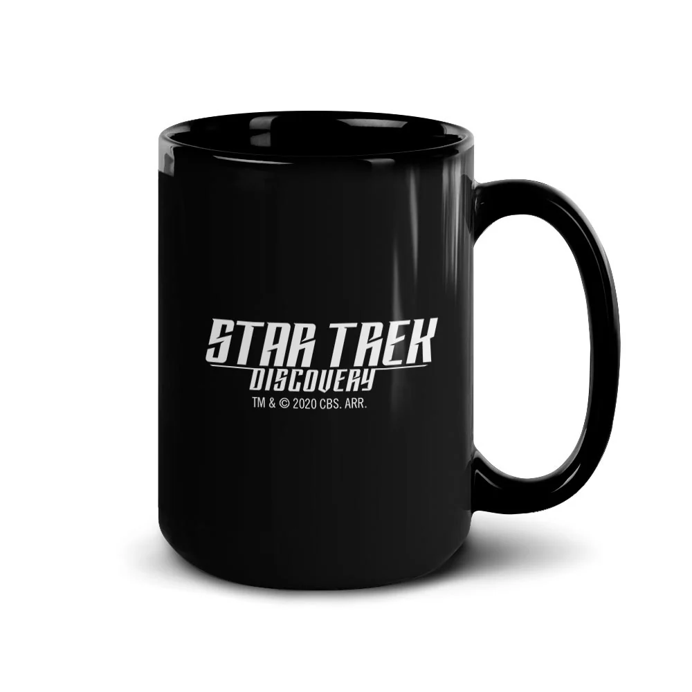 Star Trek: Discovery Season 3 United Federation of Planets Flag Black Mug - Image 2