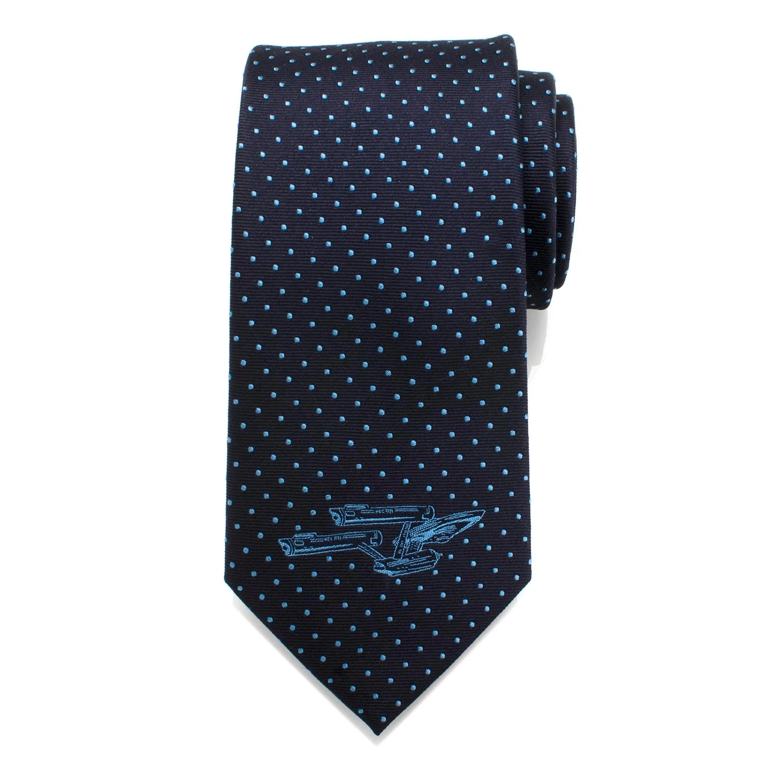 Star Trek Enterprise Dot Blue Men's Tie - Image 2