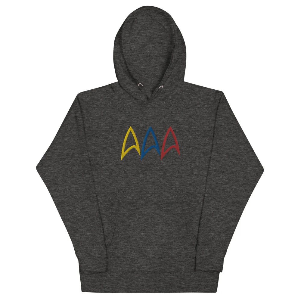 Star Trek Live Long Prosper Delta Embroidered Hoodie - Image 5