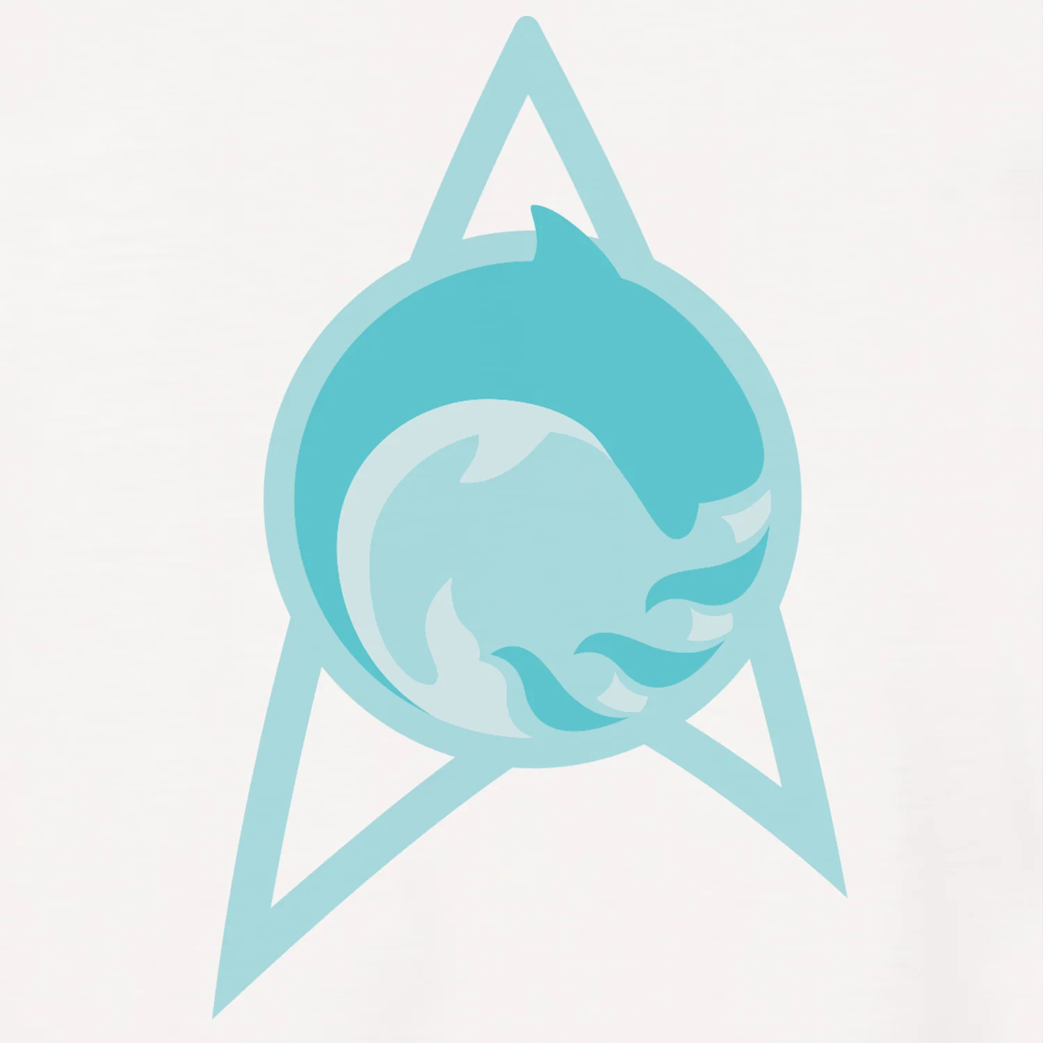Star Trek: Lower Decks Cetacean Ops Delta Logo Adult Short Sleeve T-Shirt - Image 2