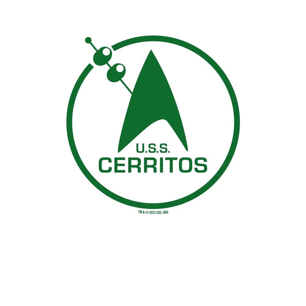 Star Trek: Lower Decks U.S.S. Cerritos Logo Unisex 3/4 Sleeve Raglan Shirt - Image 2