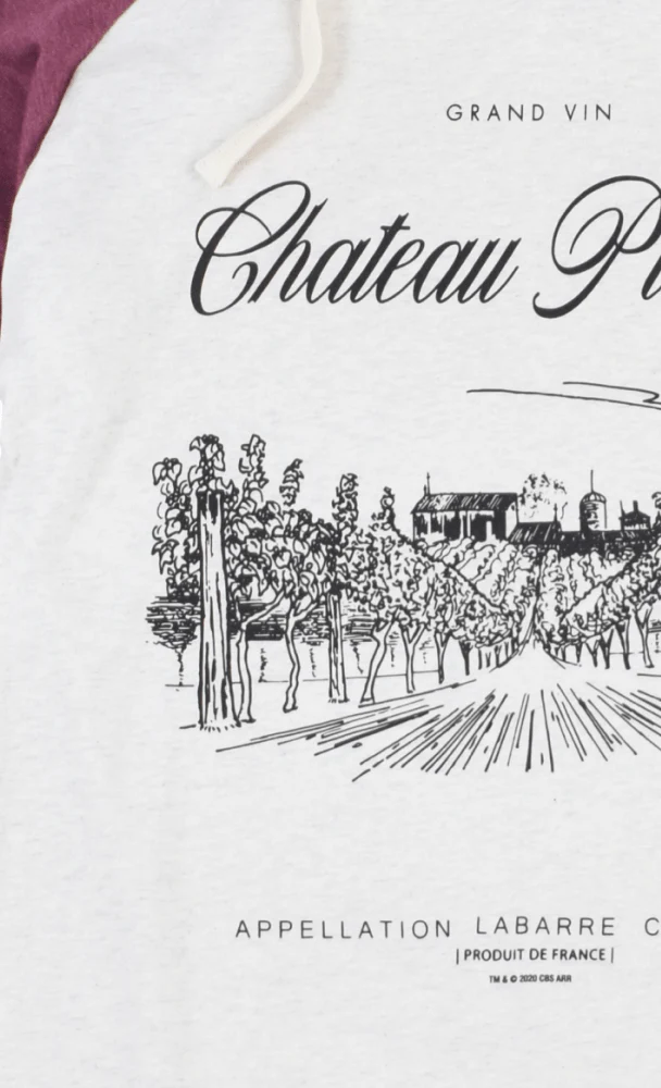 Star Trek: Picard Chateau Picard Vineyard Logo Tri-Blend Raglan Hoodie - Image 2