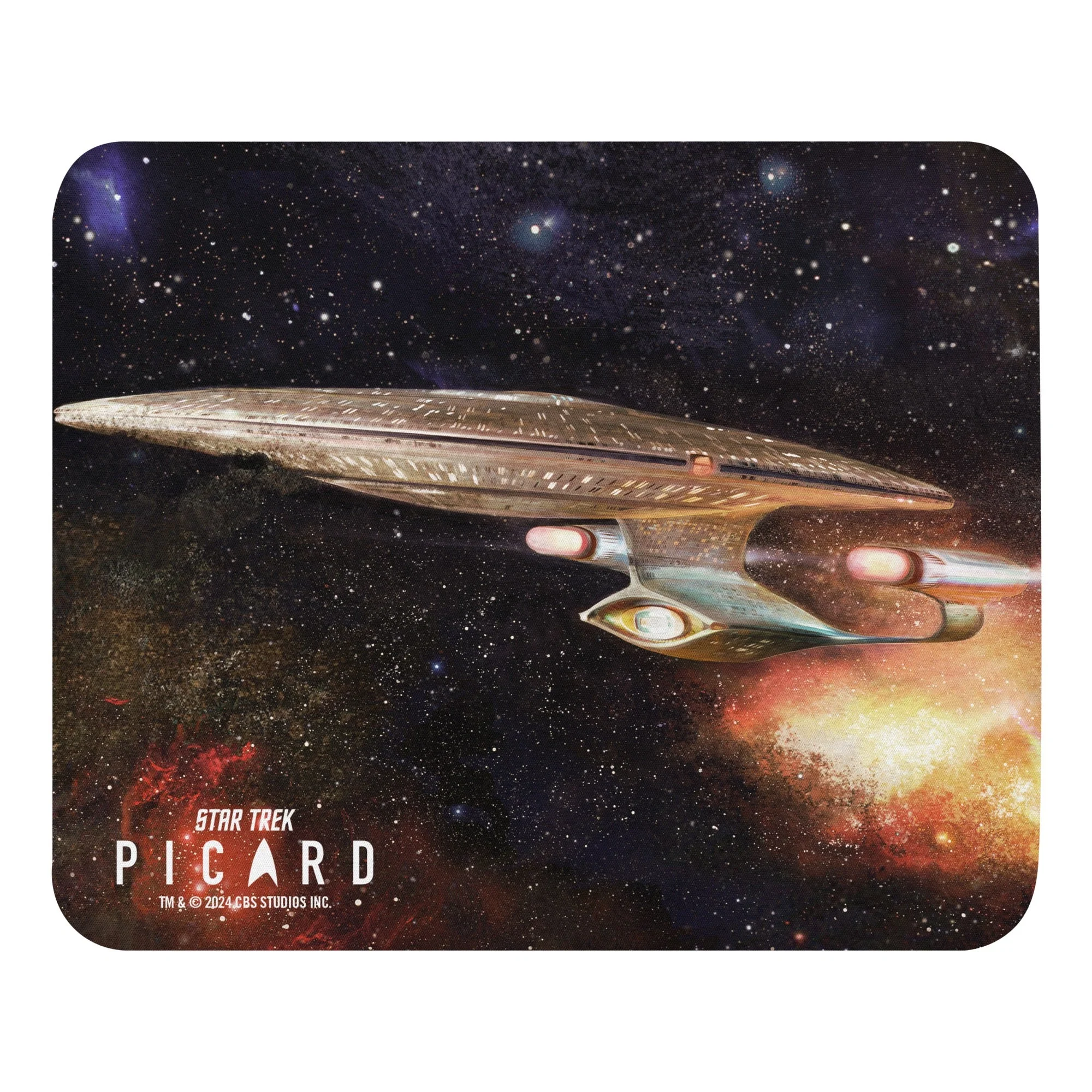 Star Trek: Picard U.S.S. Enterprise 1701-D Mouse Pad - Image 2