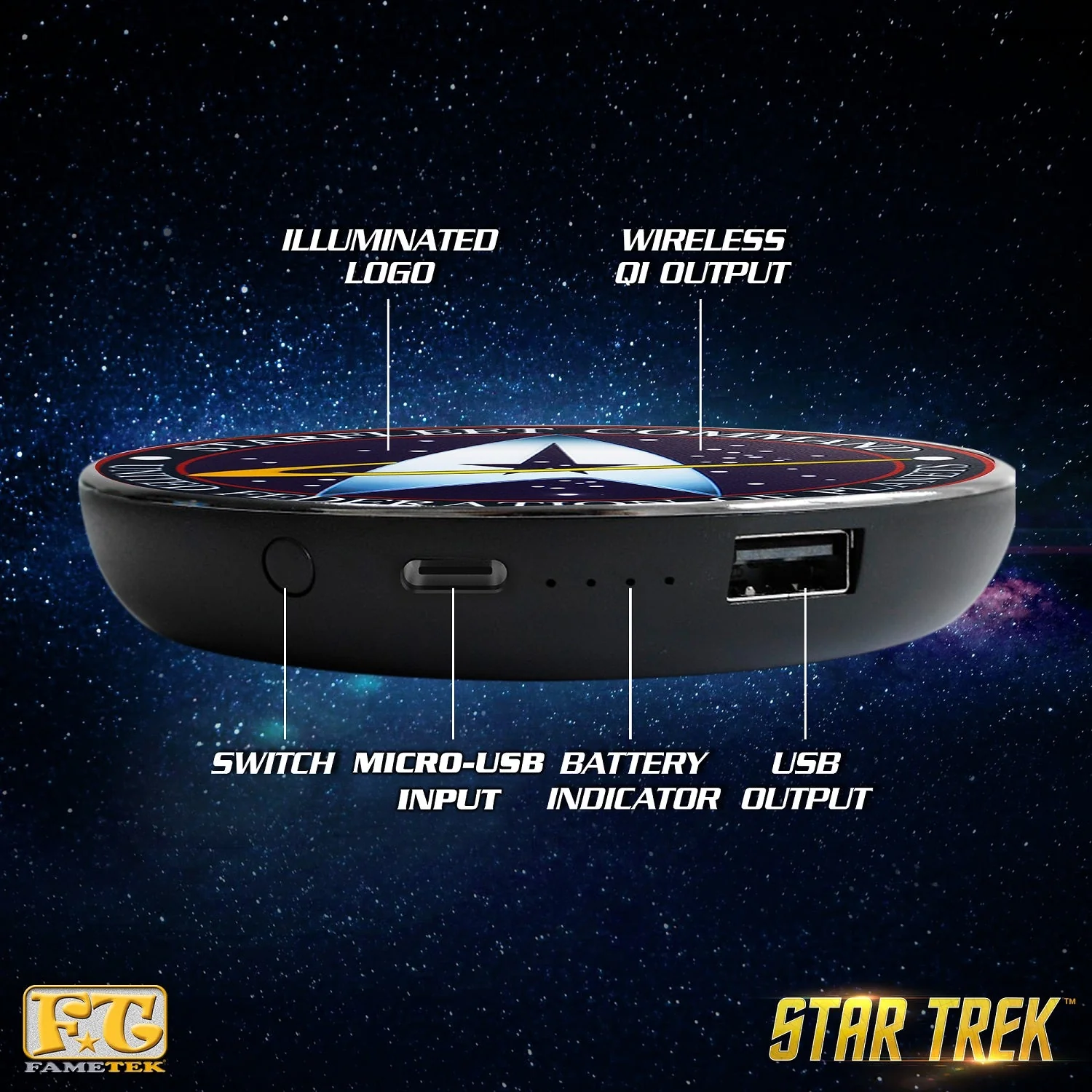 Star Trek Qi Wireless Charger - Image 5