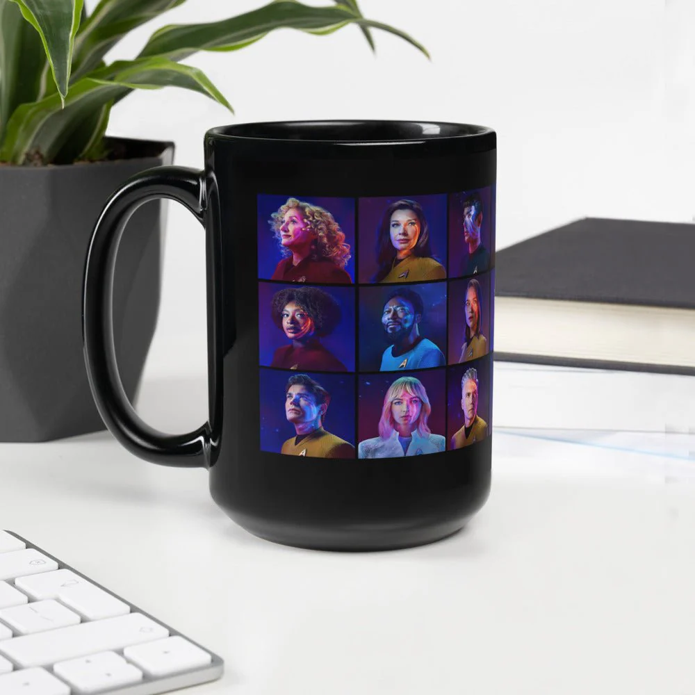 Star Trek: Strange New Worlds Season 3 Black Glossy Mug - Image 12