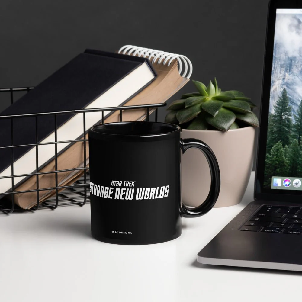 Star Trek: Strange New Worlds Season 3 Black Glossy Mug - Image 8